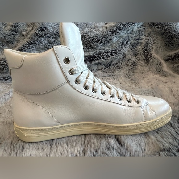 TOM FORD HIGH TOP SNEAKERS, WORN ONCE- LIKE NEW CONDITION. EYE CATCHING SHOES!! - Picture 5 of 16